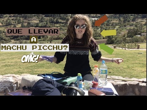 Outfit perfecto para visitar Machu Picchu